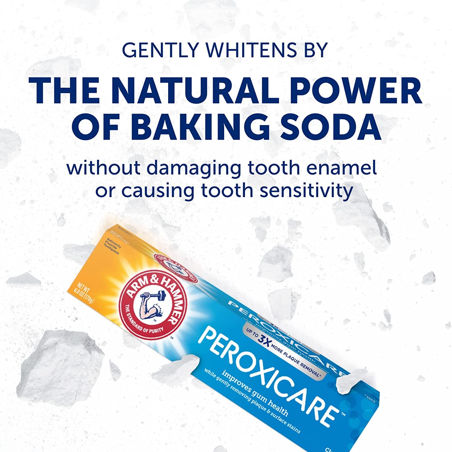 Arm & Hammer Peroxicare Tartar Control Fluoride Toothpaste with Baking Soda & Peroxide-6 Oz, 2 Pk