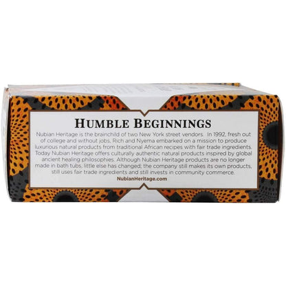 Nubian Soap African Black Soap with Oats, Aloe & Vitamin E 140G