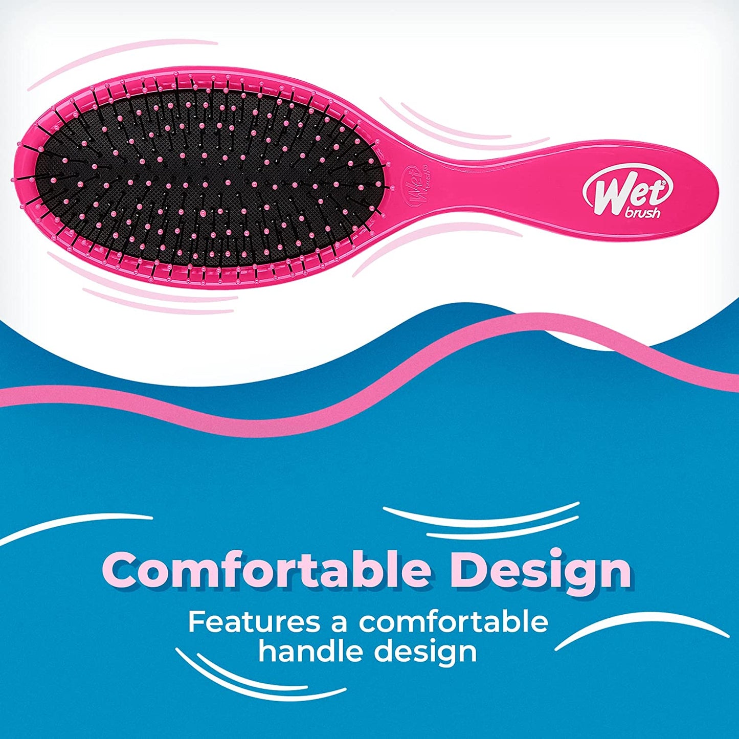 The Wet Brush Detangling Hair Brush, Punchy Pink