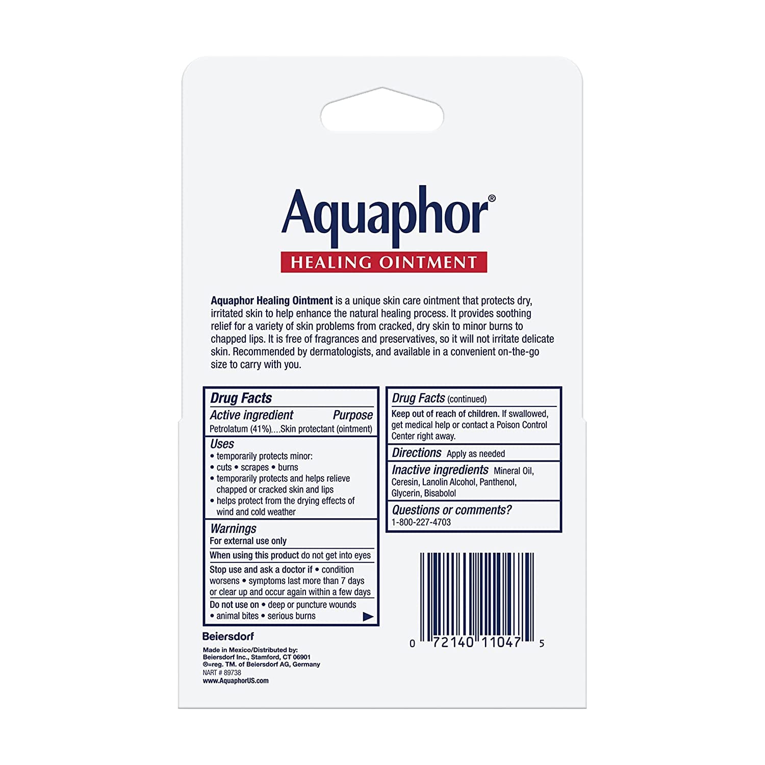 Aquaphor I0036769 Homes, Weight 0.8Unzen, 2 Pieces